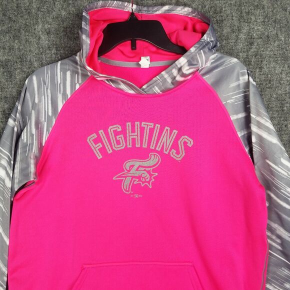 Reading Fightin Phils Hoodie Girls XL Under Armour Cold Gear Loose Sweatshirt - Picture 4 of 10
